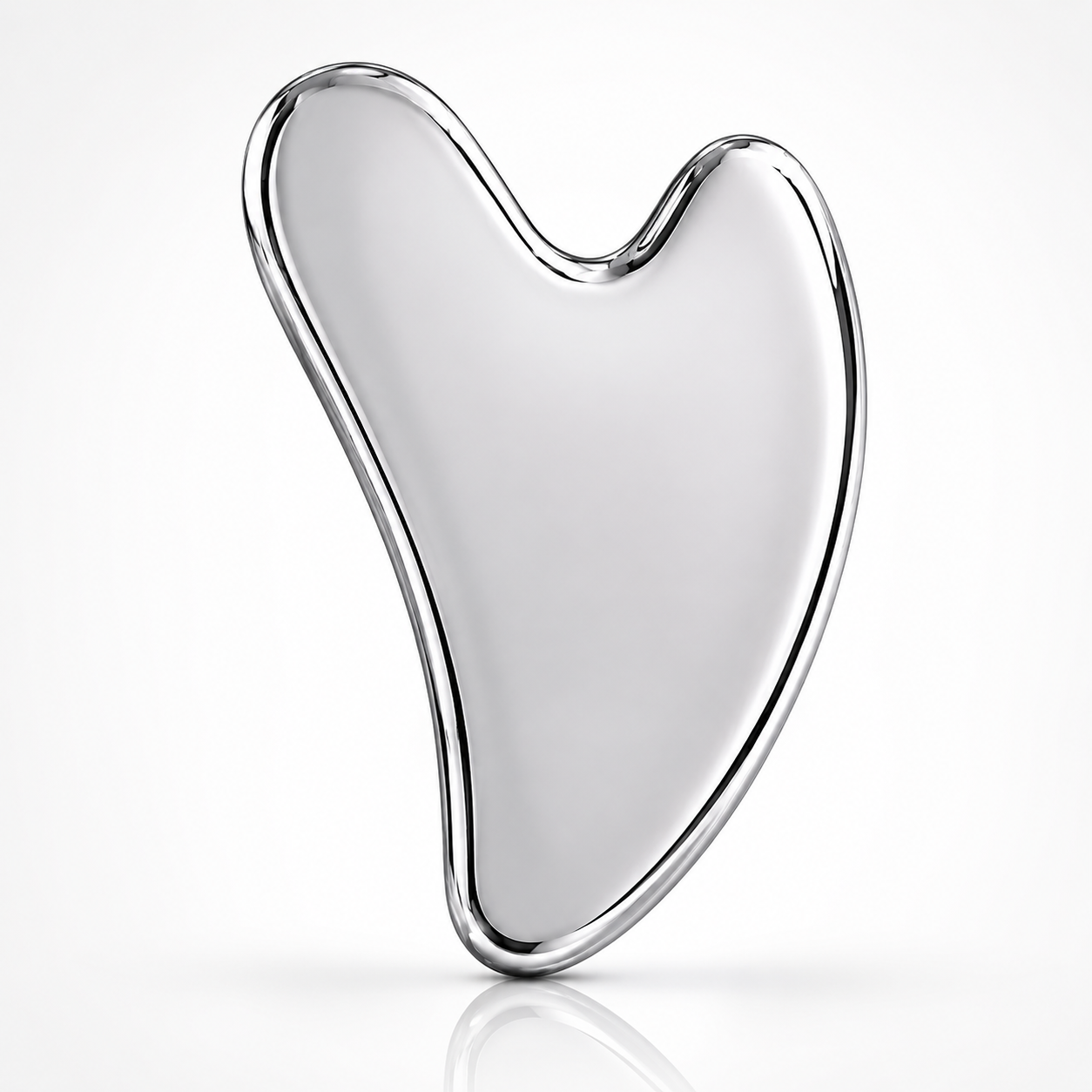 Gua Sha Stainless Steel Face Tool, Professional Metal Skin Care Tool for Neck and Jawline